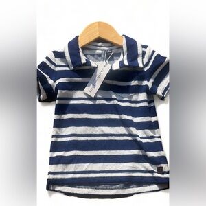 Janie and Jack stripe Terry Polo Shirt NWT